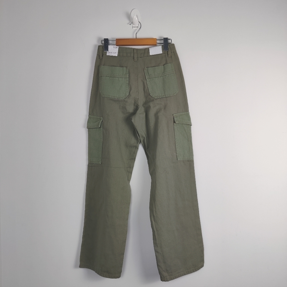 Flying Angel Women's Cargo Pants Olive Size 3/26 - Picture 2 of 10